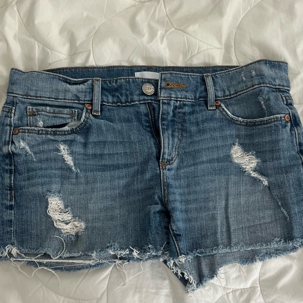 LOFT Blue Jean Shorts